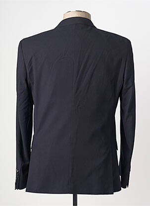 Blazer finition intérieure doublure imprimée bleu HAFNIUM homme