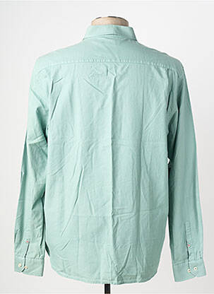 Chemise manches longues coupe cintrée vert GENDIVE homme