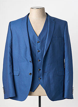Blazer tissage chiné bleu DI LORENZO homme