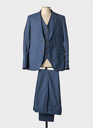 Costume de ville manches longues bleu DI LORENZO homme