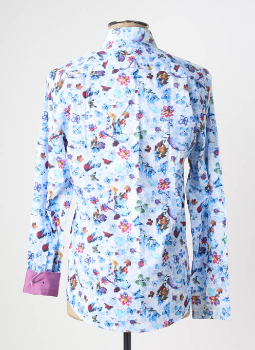 Chemise manches longues coupe cintrée bleu EMYLE homme