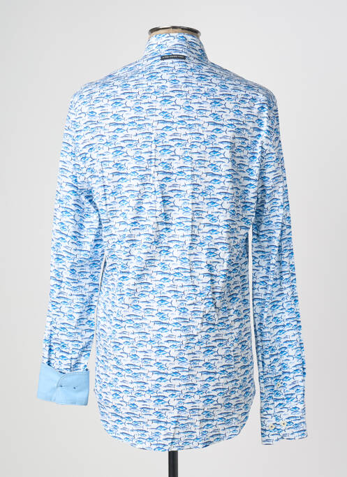 Chemise manches longues coupe cintrée bleu A FISH NAMED FRED homme