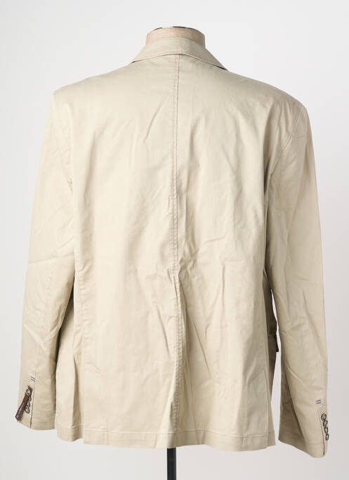 Blazer coupe cintrée beige LUIGI MORINI homme