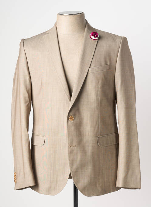 Blazer tissage chiné marron CLUB OF GENTS homme