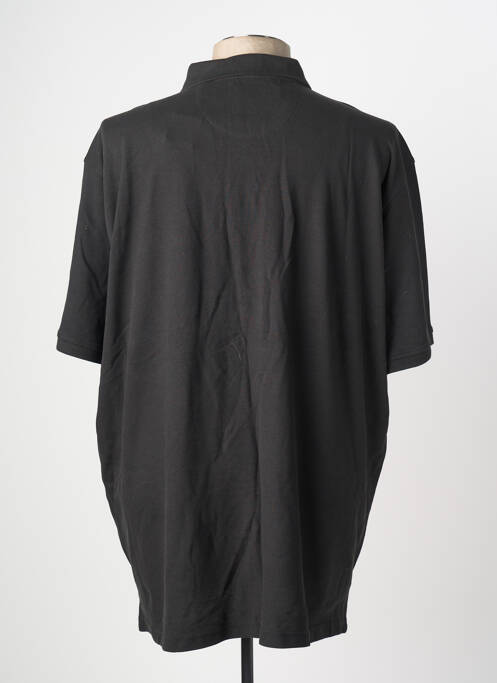 Polo stretch manches courtes noir REDMOND homme