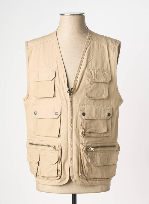 Gilet sans manche beige SEA BARRIER homme
