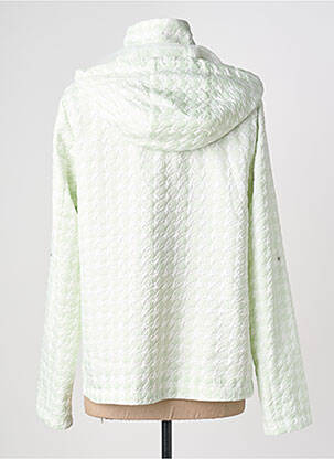Coupe-vent manches longues a capuche vert REVER MILE femme