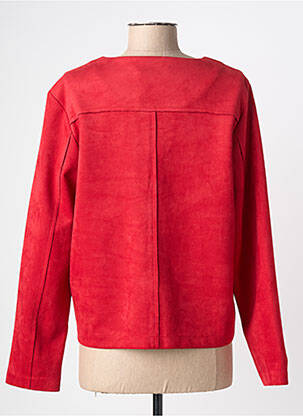 Veste chic poches rouge SIGNATURE femme