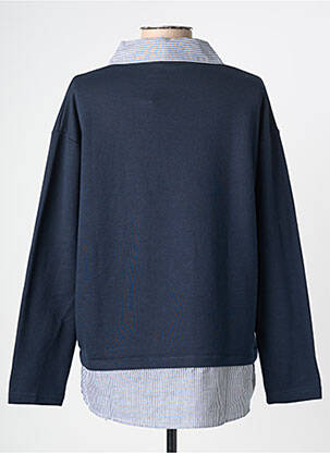 Tunique manches longues col chemisier bleu SEASON femme