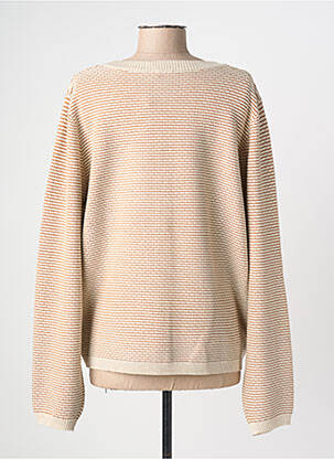 Gilet manches longues stretch beige JENSEN femme