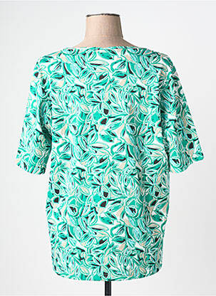 Blouse manches courtes manches courtes vert JENSEN femme