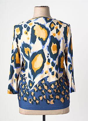 Blouse manches 3/4 manches 3/4 bleu GRIFFON femme