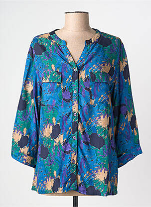 Chemisier bleu AGATHE & LOUISE femme