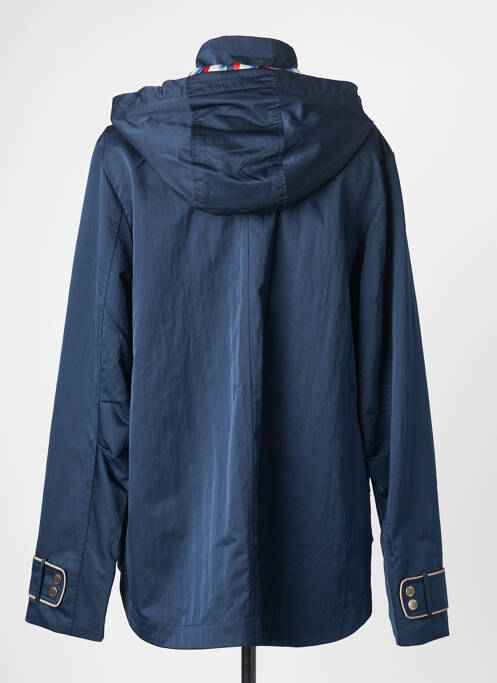 Coupe-vent poches a capuche bleu ZIA BRAND femme