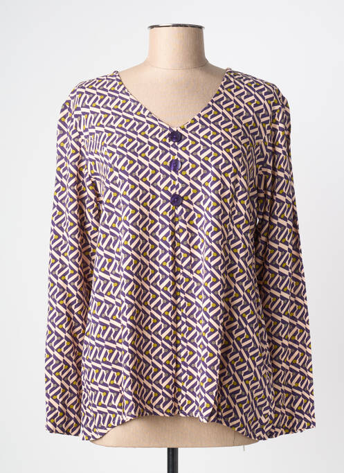 Blouse violet AGATHE & LOUISE femme
