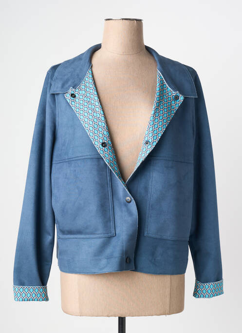 Veste casual bleu REVER MILE femme