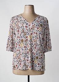 T-shirt manches 3/4 manches 3/4 blanc GEVANA femme