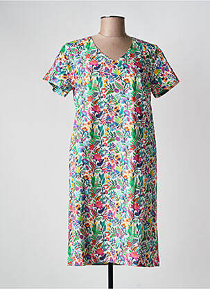 Robe courte vert GUY DUBOUIS femme