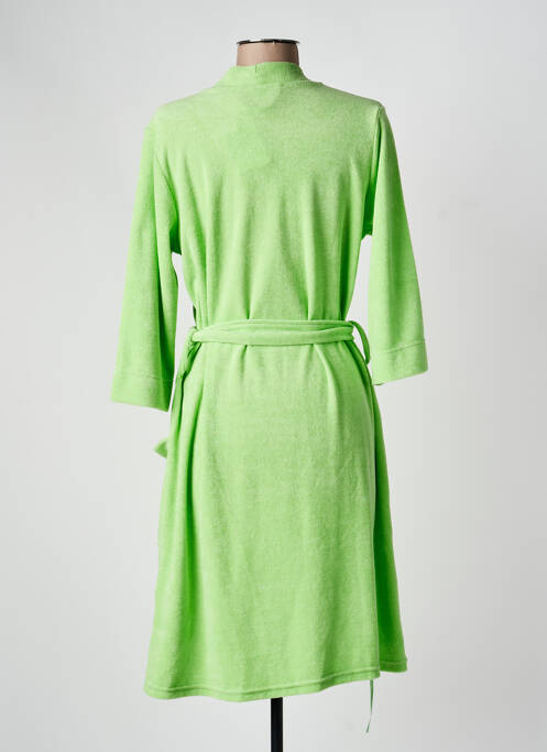 Peignoir tissage jersey vert RINGELLA femme