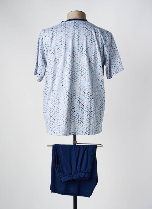 Pyjama bas short bleu PEIGNORA homme