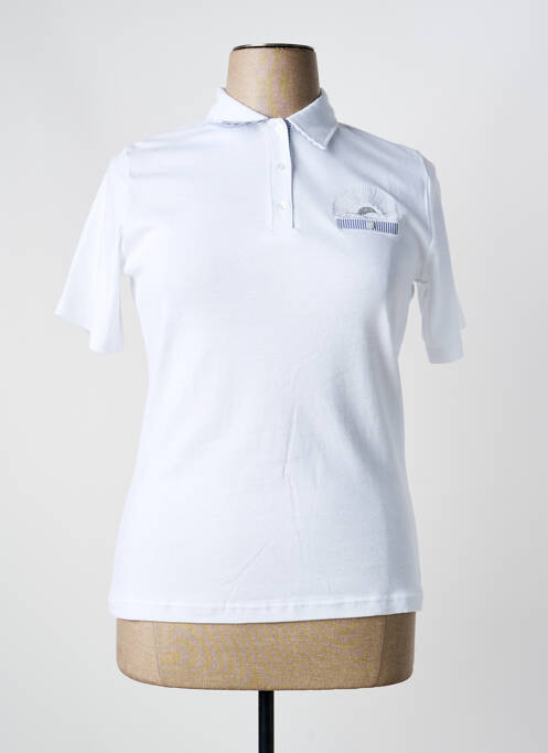 Polo blanc TELMAIL femme