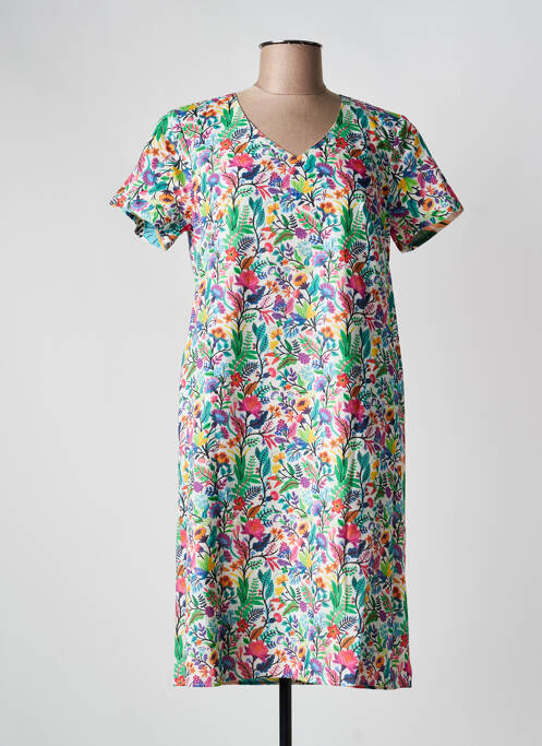 Robe courte vert GUY DUBOUIS femme