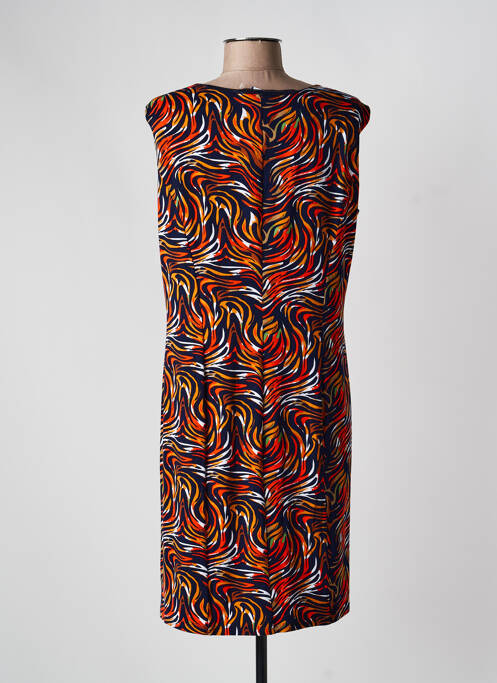 Robe mi-longue bleu GEVANA femme