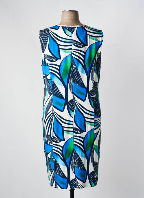 Robe mi-longue bleu GEVANA femme