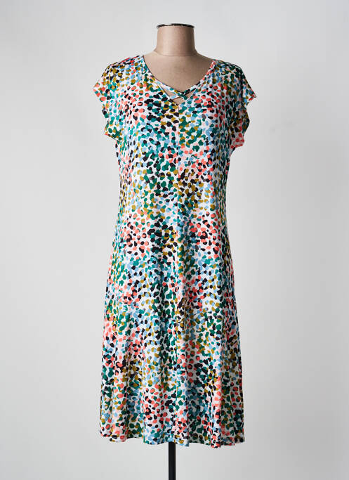 Robe mi-longue vert TELMAIL femme