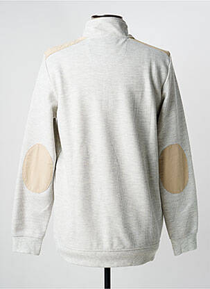 Sweat-shirt stretch manches longues beige CAMBRIDGE homme