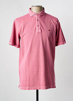 Polo coupe cintrée manches courtes rose REDMOND homme