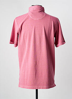 Polo coupe cintrée manches courtes rose REDMOND homme