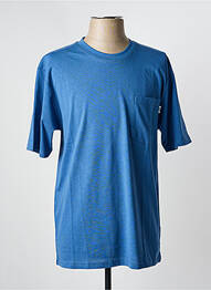 T-shirt coupe cintrée manches courtes bleu EASYLINE homme