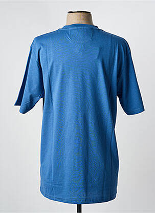 T-shirt coupe cintrée manches courtes bleu EASYLINE homme