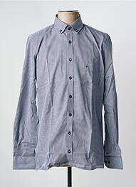 Chemise manches longues poches bleu JUPITER homme