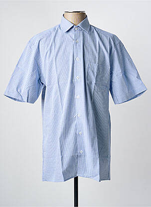 Chemise manches courtes poches bleu JUPITER homme