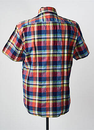 Chemise manches courtes poches bleu JUPITER homme