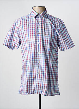 Chemise manches courtes poches bleu JUPITER homme