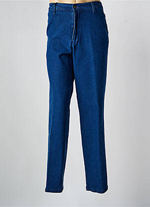 Jeans coupe droite stretch taille normale bleu PIERRE D'ARLANC homme