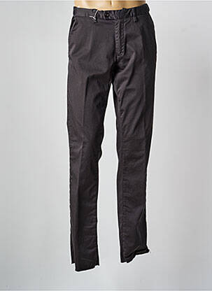 Pantalon chino tissage popeline taille normale gris KITISO homme