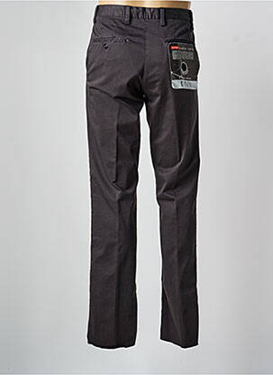 Pantalon chino tissage popeline taille normale gris KITISO homme