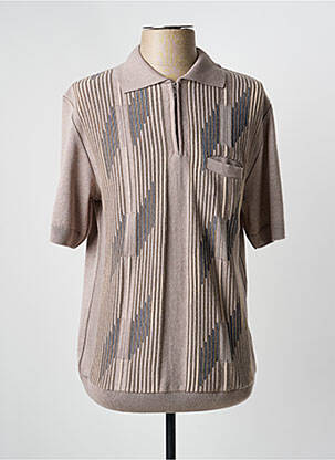 Pull marron PAUL RHODAMEL homme