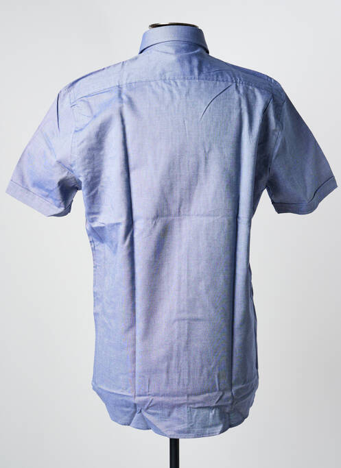 Chemise manches longues coupe cintrée bleu JUPITER homme