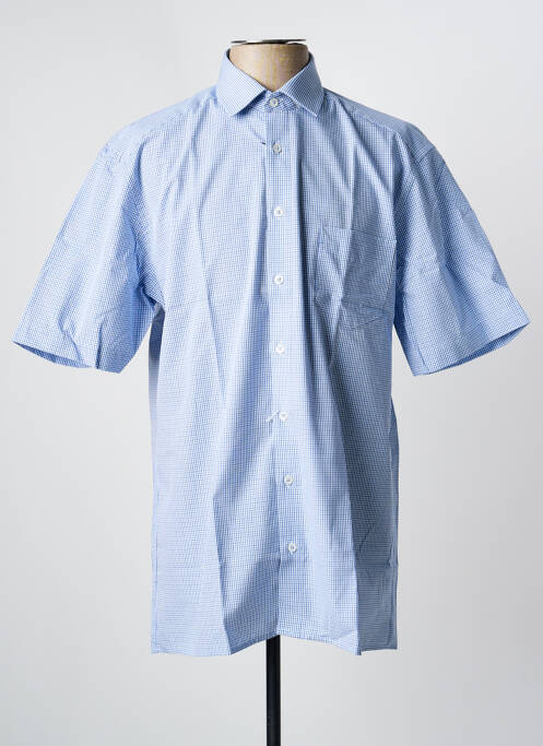 Chemise manches courtes poches bleu JUPITER homme
