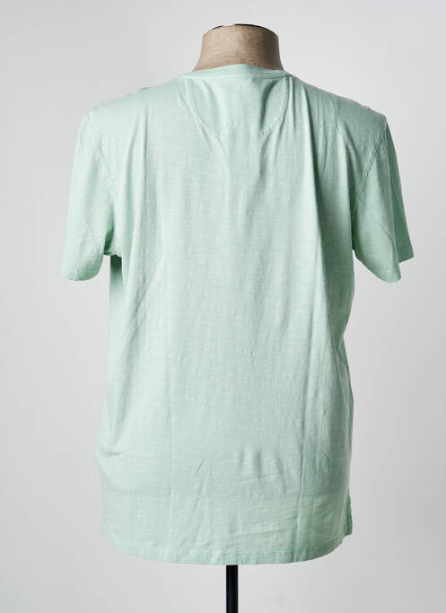 T-shirt col tunisien manches courtes vert CAMEL ACTIVE homme