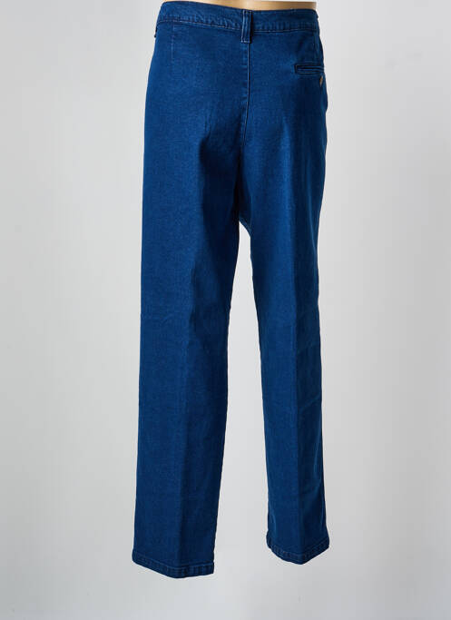 Jeans coupe droite stretch taille normale bleu PIERRE D'ARLANC homme