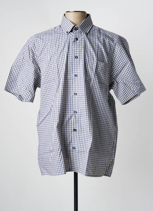 Chemise manches courtes bleu JUPITER homme