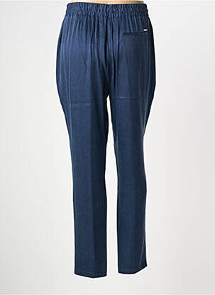 Pantalon slim taille élastique taille normale bleu JULIE GUERLANDE femme