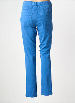 Jegging tissage popeline taille normale bleu CONCEPT K femme