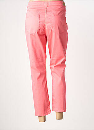 Pantalon 7/8 stretch taille normale rose KANOPE femme